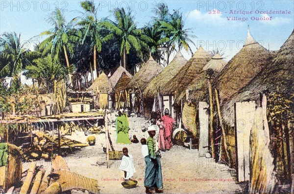 Wolof, or Ouolof village, Senegal, 20th century. Artist: Unknown