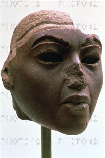 Head of the Ancient Egyptian Queen Tiye, c1388-1340 BC. Artist: Unknown