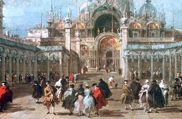'The Feast of Ascension in the Piazza San Marco', c1775. Artist: Francesco Guardi