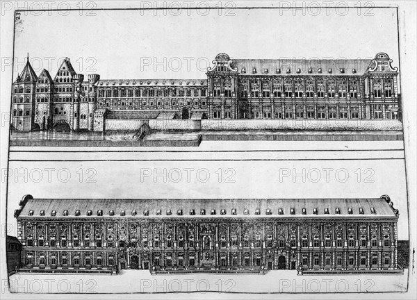 Chateau design, 1664. Artist: Georg Andreas Bockler