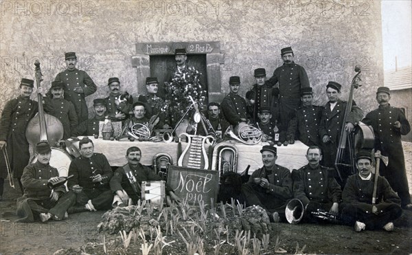 French Foreign Legion christmas, Algeria, 1910. Artist: Unknown