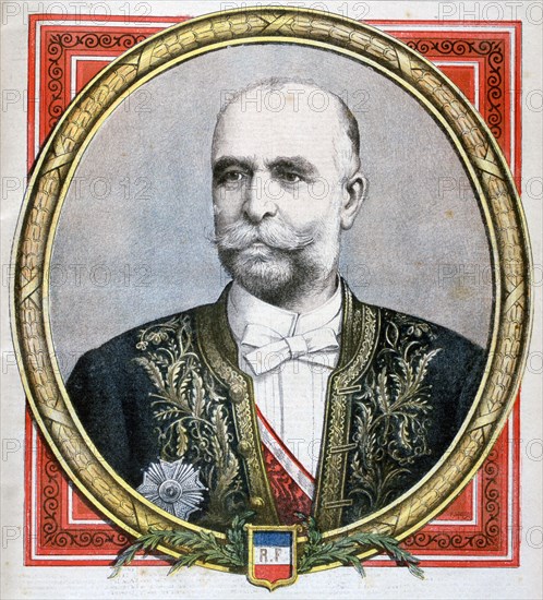 Baron de Courcel, the French ambassador to London, 1894. Artist: Unknown