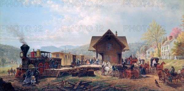 'The 9:45 Accommodation', 1867. Artist: Edward Lamson Henry