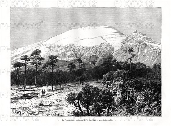 Popocatépetl, Mexico, 19th century. Artist: Unknown