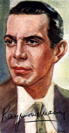 Raymond Hart Massey, (1896-1983), Canadian actor, 20th century. Artist: Unknown