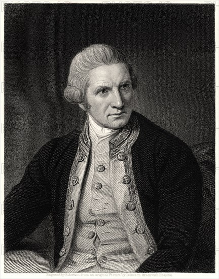 'Captain Cook', 19th century. Artist: E Scriven