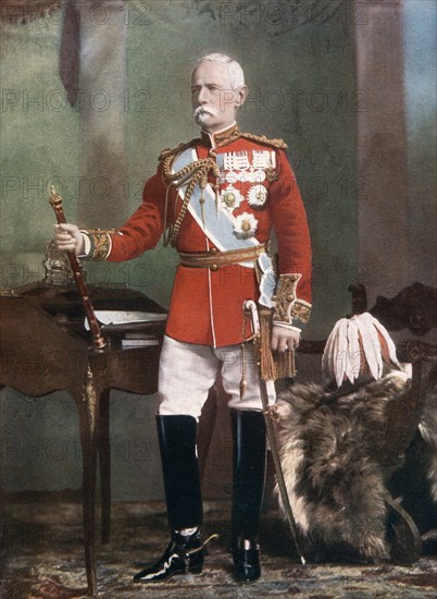 Field Marshal Lord Roberts, Commander in Chief of the forces in South Africa, 1902.Artist: Lafayette