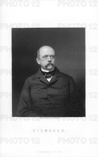 Otto von Bismarck, Duke of Lauenburg, German statesman, 1893.Artist: W Holl