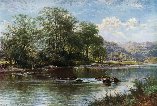 'The Stream in Summer Time', 1887, (1912).Artist: Benjamin Williams Leader