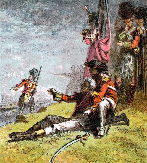 'Death of General Wolfe', 1759 (c1850s). Artist: Unknown