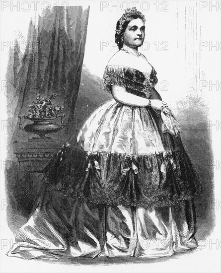 'Mrs Lincoln', c1860s.Artist: Brady