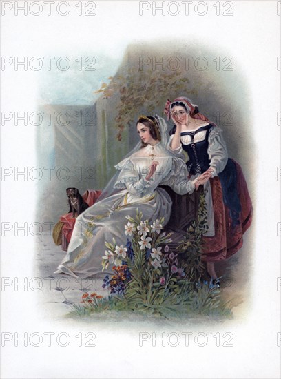 'Olivia and Maria', 1891. Artist: Unknown