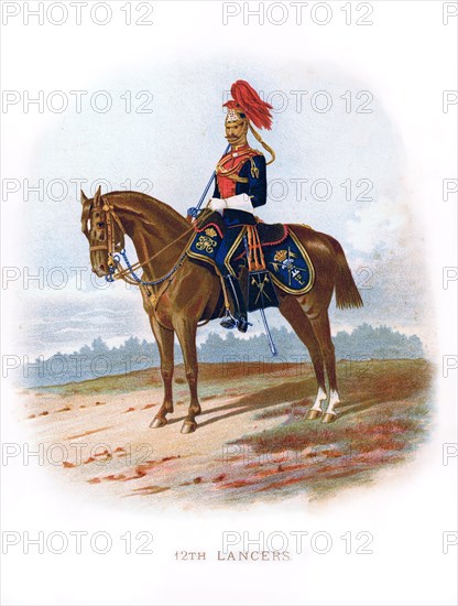 '12th Lancers', 1889. Artist: Unknown