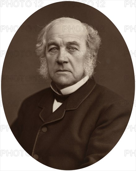 Samuel Morley, MP, industrialist and politician, 1882.Artist: Lock & Whitfield