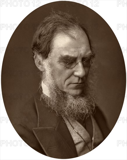 Sir Joseph Dalton Hooker, Director of Royal Gardens at Kew, 1881. Artist: Unknown