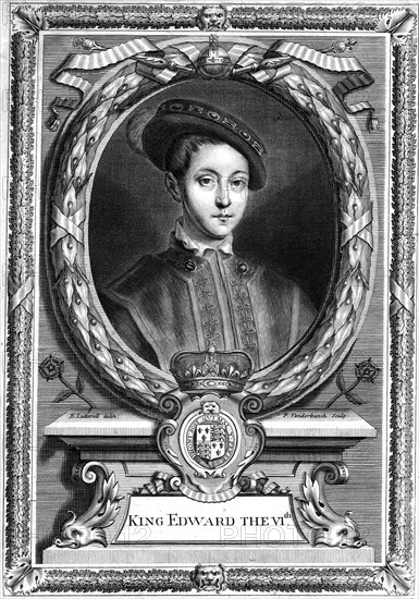 Edward VI, King of England.Artist: Edward Lutterell