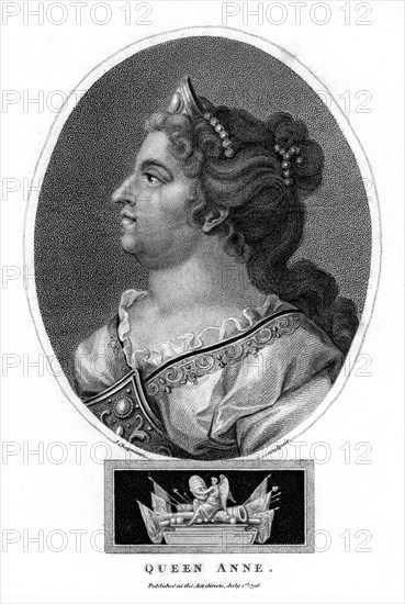 Anne of Great Britain, (1796).Artist: J Chapman