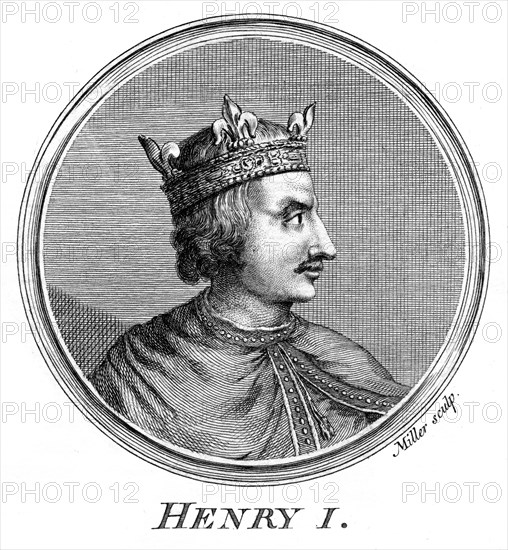 Henry I, King of England.Artist: Miller