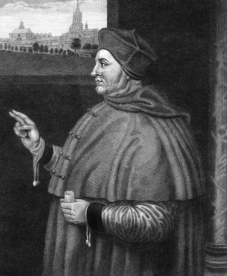 Cardinal Thomas Wolsey, (1832).Artist: WT Mote