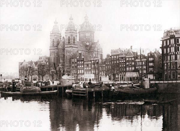 Church of St Nicholas inside the Walls, Amsterdam, 1898.Artist: James Batkin