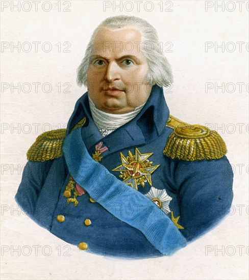 Louis XVIII, King of France, 19th century.Artist: W Evans