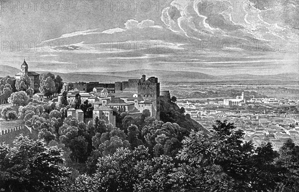 The Alhambra, Granada, Spain, 1902. Artist: Daudet