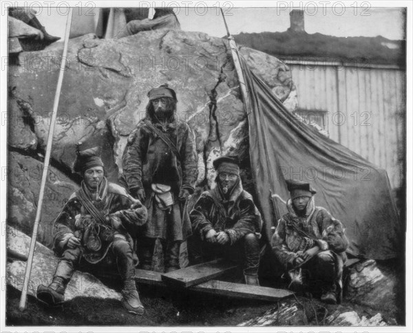 Group of Lapps, Norway, late 19th century. Artist: John L Stoddard