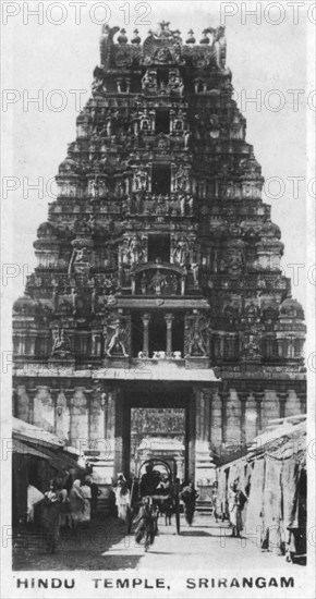 Hindu Temple, Srirangam, India, c1925. Artist: Unknown