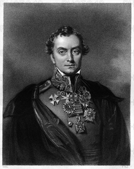 Henry Hardinge, 1st Viscount Hardinge, 1837.Artist: Francis Holl