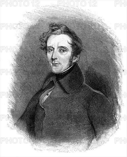 Alphonse de Lamartine (1790-1869), French writer, poet and politician, 1900. Artist: Unknown