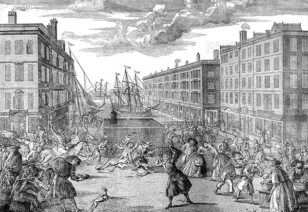 'The View and Humours of Billingsgate',1736. Artist: Unknown