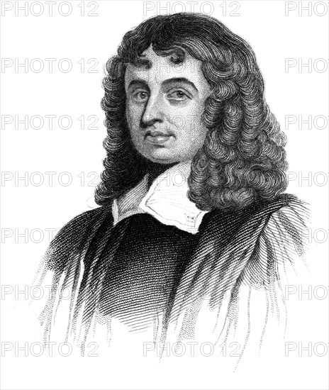 Isaac Barrow, 17th century English classical scholar, theologian, and mathematician, (c1850). Artist: Unknown