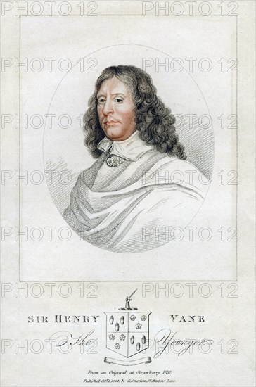 'Henry Vane the Younger', statesman and Member of Parliament, 1814. Artist: Unknown