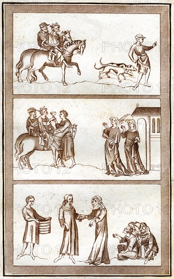 The Life of Thomas Becket, (1801).Artist: Joseph Strutt