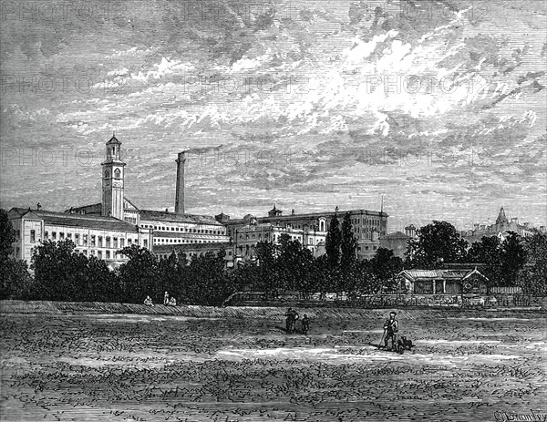 Saltaire works, c1880. Artist: Unknown