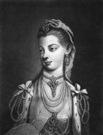 Charlotte, Queen Consort of King George III of Great Britain. Artist: Thomas Frye