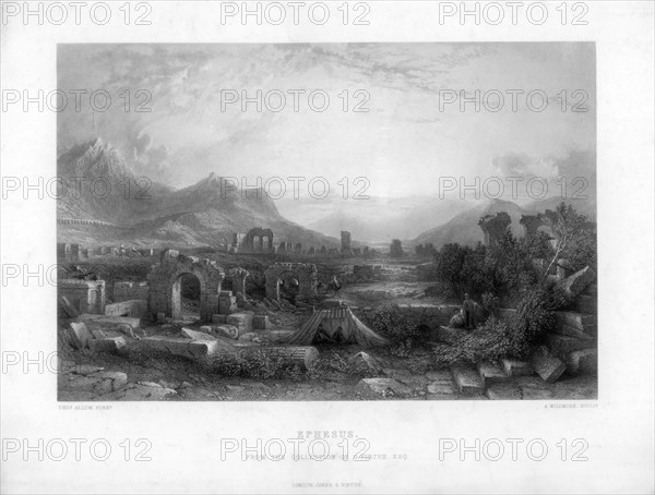 Ephesus, Turkey, 19th century.Artist: A Willmore