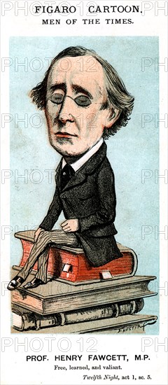 'Prof Henry Fawcett, MP', c19th century. Artist: Unknown