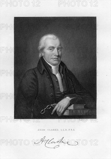 Adam Clarke (c1760-1832), British Methodist theologian and biblical scholar, 19th century.Artist: J Thomson