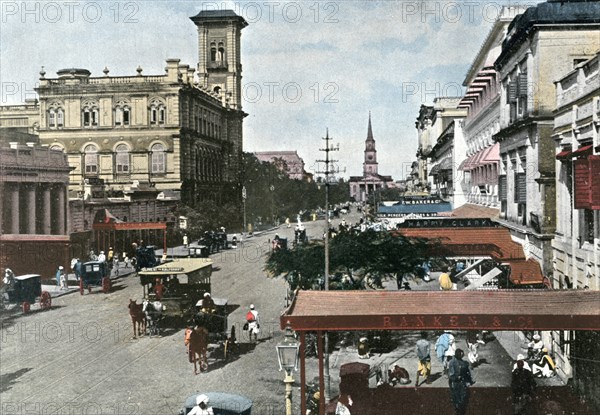 Clive Road, Calcutta, India, c1880-1890. Artist: Unknown