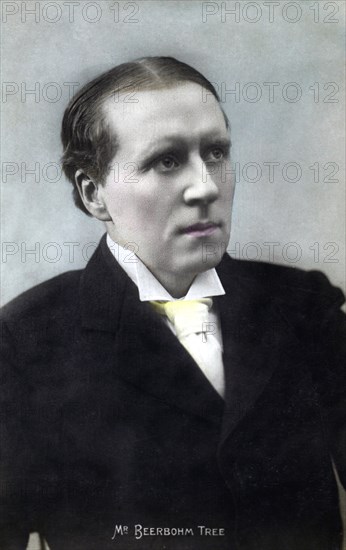 Herbert Beerbohm Tree (1852-1917), English actor and theatre manager, early 20th century. Artist: Unknown