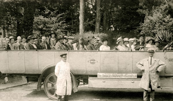 Motor tours to Dartmoor by the Grey Torpedo Cars, early 20th century.Artist: Pyne