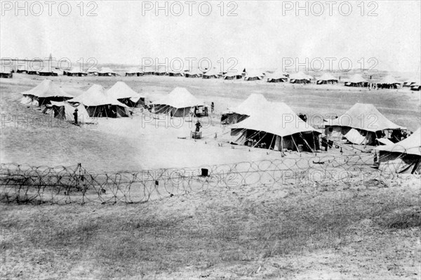 1/5 RWR battalion camp, Samarra, Mesopotamia, 1918. Artist: Unknown