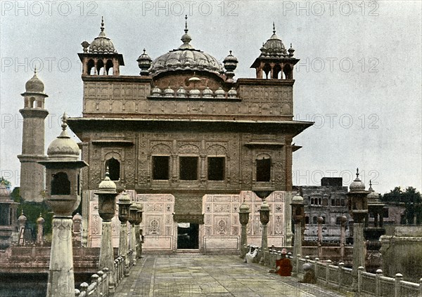 Golden Temple, Amritsar, Punjab, India, c1890. Artist: Unknown