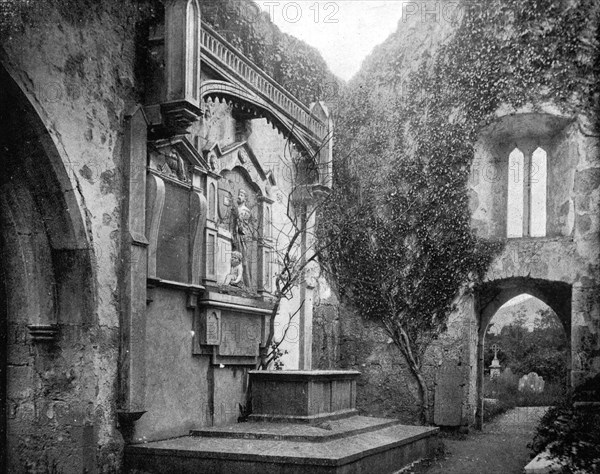 Muckross Abbey, Lakes of Killarney, Ireland, 1893.Artist: John L Stoddard