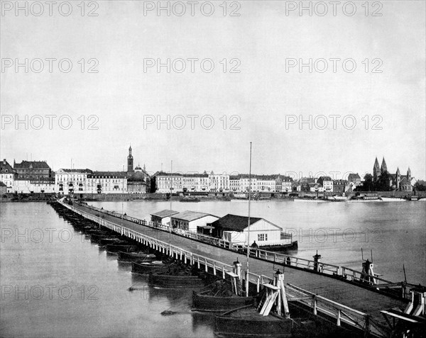 Koblenz on the Rhine, Germany, 1893. Artist: John L Stoddard