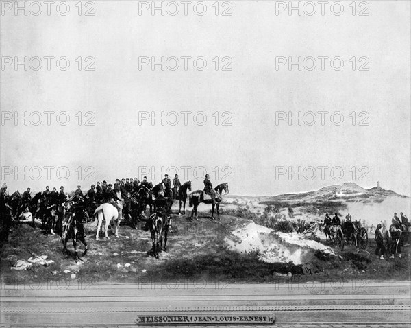 'Napoleon III at the Battle of Solferino', 1859, (1893).Artist: John L Stoddard