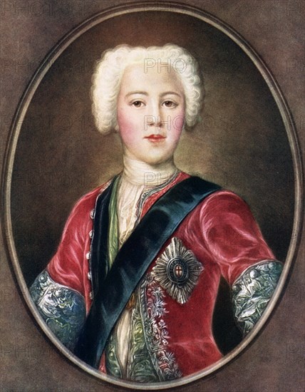 'The Young Chavalier', Prince Charles Edward Stuart, c1730s.Artist: A J Skrimshire