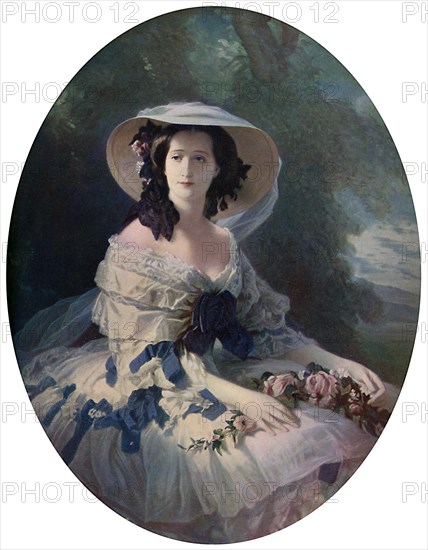 'The Empress Eugenie', 19th century, (c1920). Artist: Franz Xaver Winterhalter