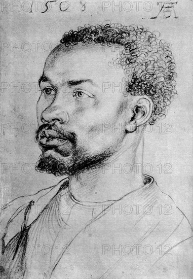 'Portrait of a Negro', 1508, (1936). Artist: Albrecht Dürer